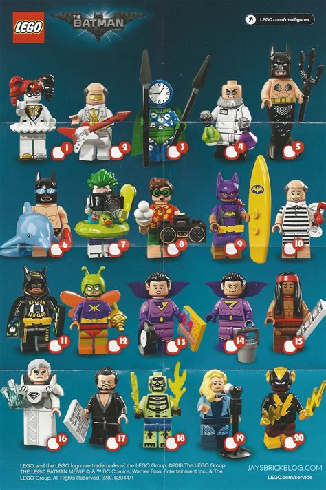 lego batman movie minifigures